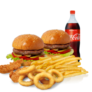 Arkadaş Burger & Halka Menü (2 Kişilik)
