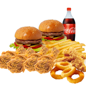 Arkadaş Burger & Kanat Menü (2 Kişilik)