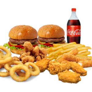 Süper Arkadaş Burger Menü (2 Kişilik)