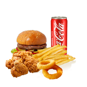 Burger & Nugget Menü