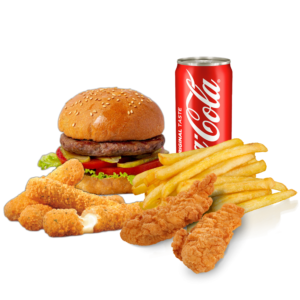 Burger & Stick Menü